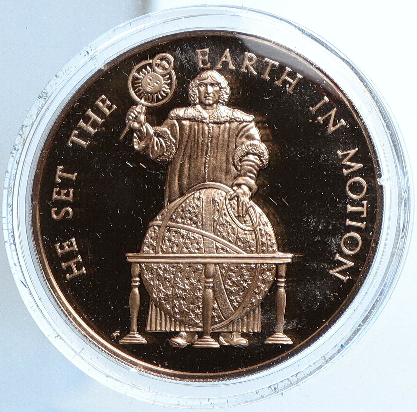 1973 USA United States NICHOLAS COPERNICUS 500th Anniversary Proof Medal i109052