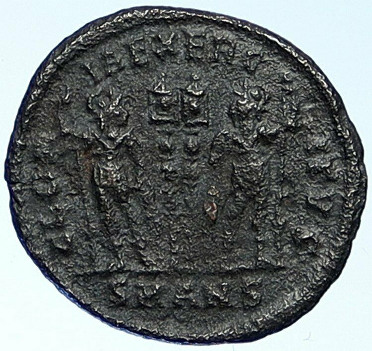 CONSTANTINE II son of the Great Ancient Roman Coin LEGION WAR SOLDIERS i109399