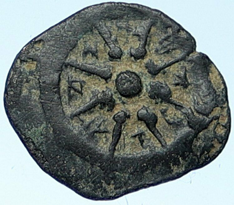 ALEXANDER JANNAEUS Biblical Jerusalem Jewish Widow's Mite Coin HEND 1150 i109368