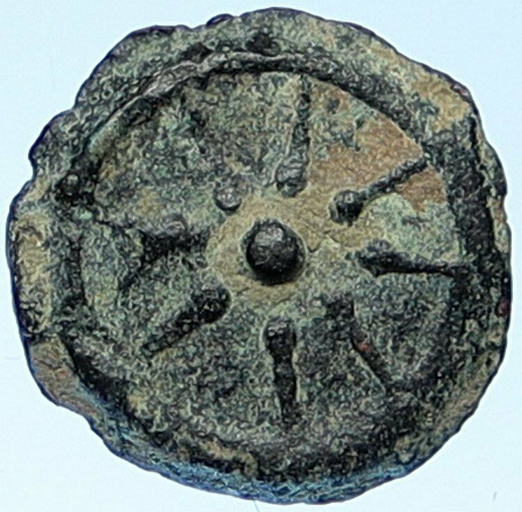 ALEXANDER JANNAEUS Biblical Jerusalem Jewish Widow's Mite Coin HEND 1150 i109370