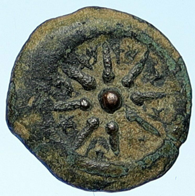 ALEXANDER JANNAEUS Biblical Jerusalem Jewish Widow's Mite Coin Hend 1151 i109371