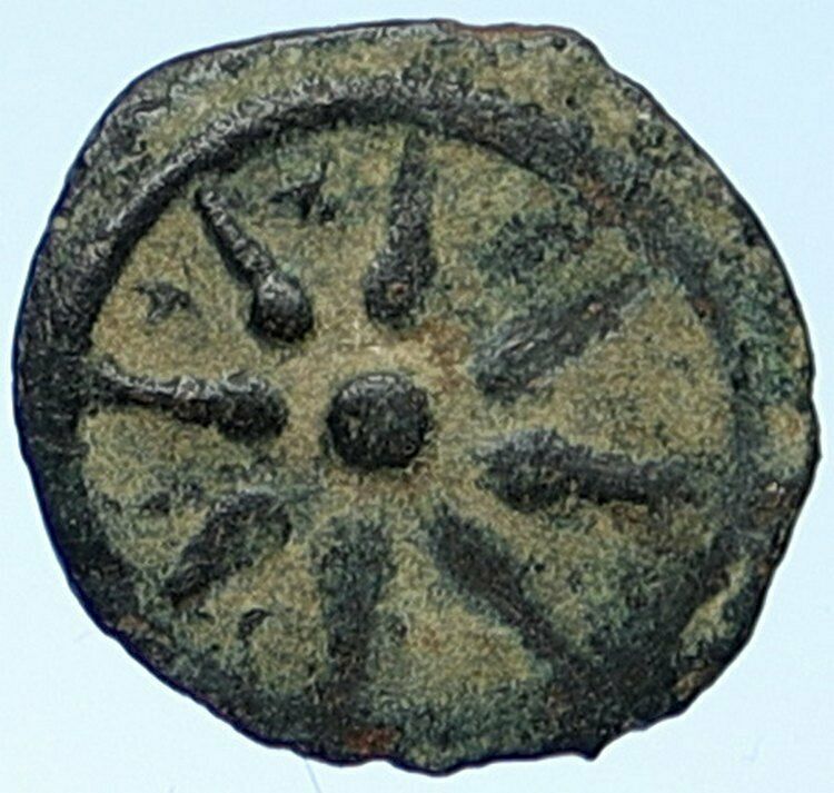 ALEXANDER JANNAEUS Biblical Jerusalem Jewish Widow's Mite Coin HEND 1150 i109377