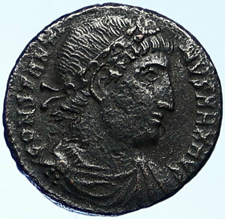 CONSTANTINE I the GREAT Authentic Ancient Roman Coin WAR LEGION SOLDIERS i109392