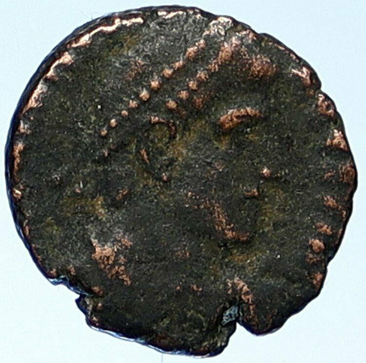 VALENTINIAN I Captive & Chi-Rho Christian Authentic Ancient Roman Coin i109389