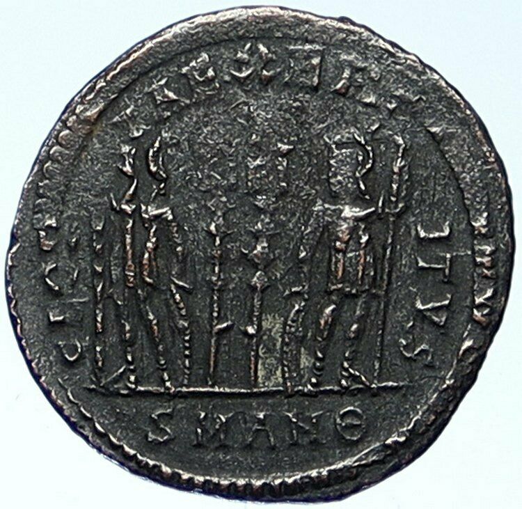 CONSTANTINE II son of the Great Ancient Roman Coin LEGION WAR SOLDIERS i109393