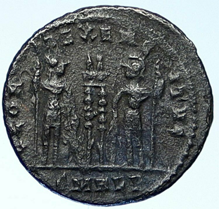 CONSTANTINE II son of the Great Ancient Roman Coin LEGION WAR SOLDIERS i109388