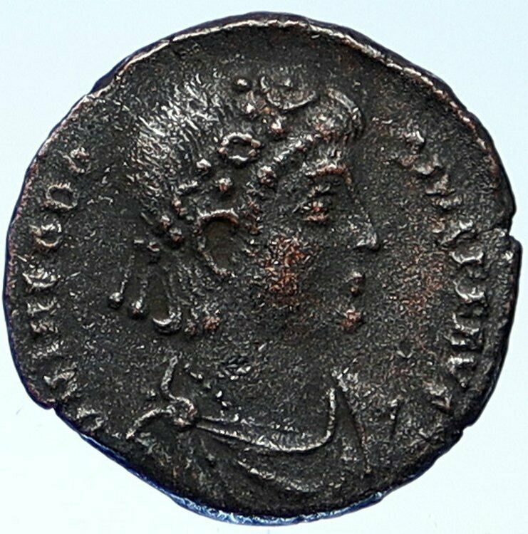 THEODOSIUS I the GREAT 379AD Antique Ancient Roman Coin Constantinopolis i109383