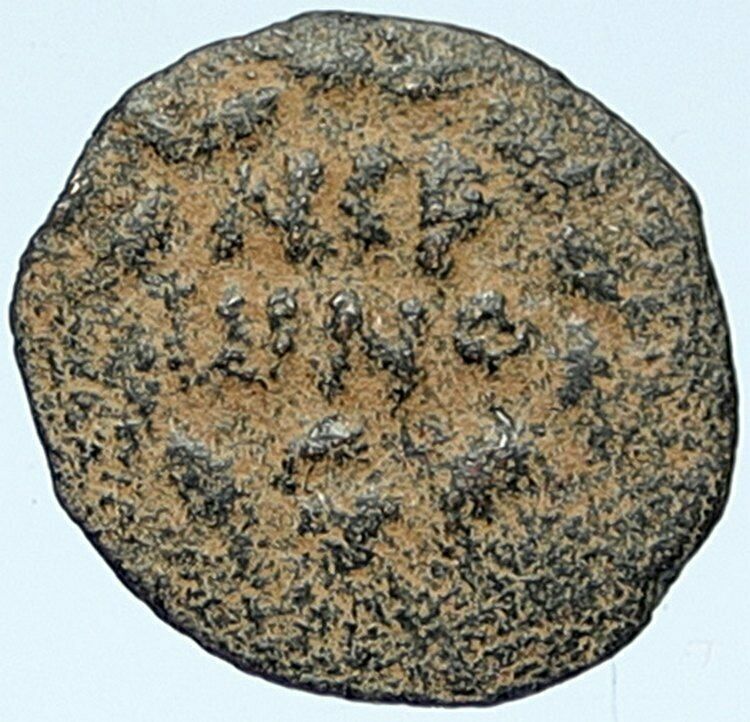 NERO Biblical JERUSALEM Roman Coin PORCIUS FESTUS St Paul Hendin 1351 i109354