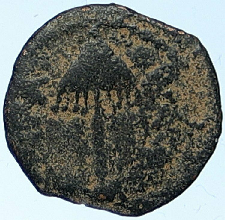 Herod AGRIPPA I JERUSALEM Biblical Claudius Time Greek Coin Hendin 1244 i109497