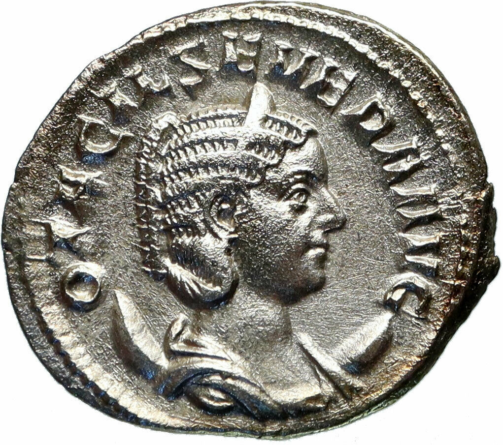 Otacilia Severa wife of Philip I Arab Silver Ancient Roman Coin Loyalty i46773