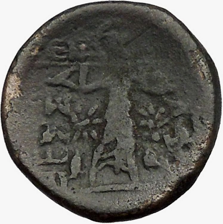 LARISSA Thessaly THESSALIAN LEAGUE 2nCenBC Athena Apollo Greek Coin i43405