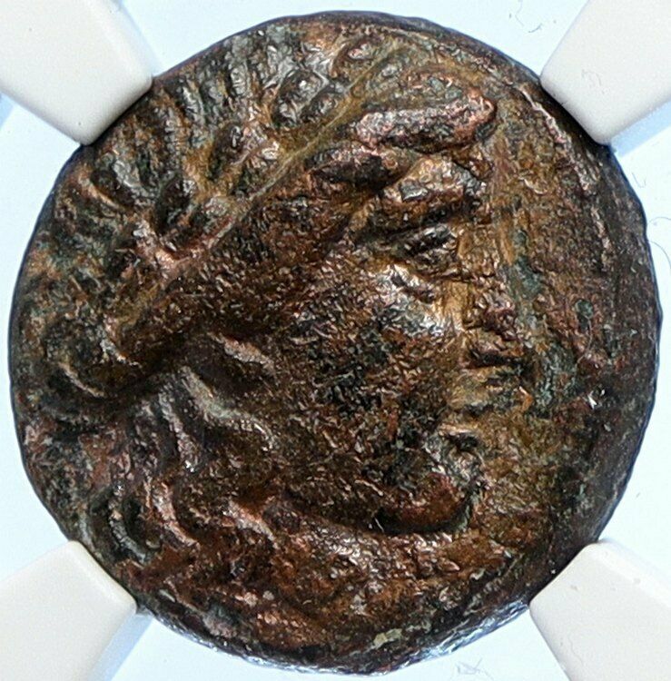 SELEUKOS II KALLINIKOS Rare R1 Apollo Ancient Seleukid Greek Coin NGC i106710