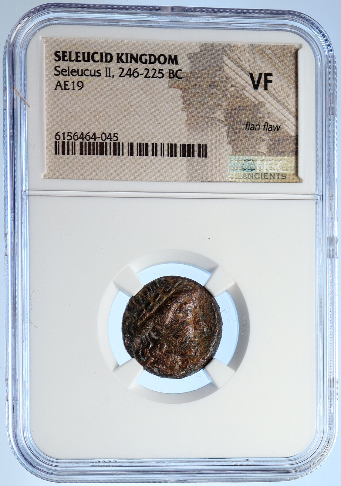 SELEUKOS II KALLINIKOS Rare R1 Apollo Ancient Seleukid Greek Coin NGC i106710