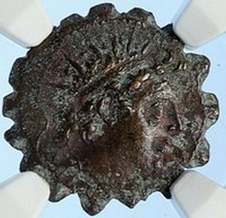 ANTIOCHUS VI Dionysos Seleucid King 145BC Ancient Greek Coin Panther NGC i106713