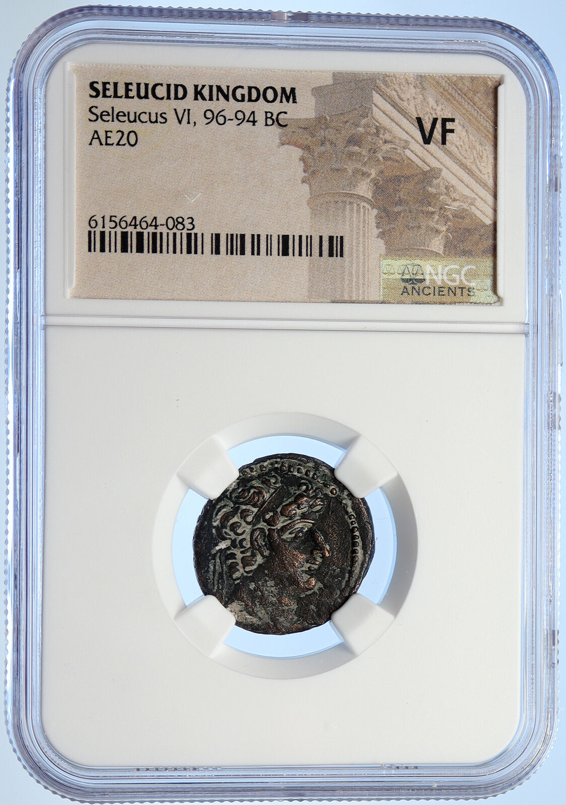 ANTIOCHOS VI Ephiphanes Nikator Seleukid Ancient Greek Coin APOLLO NGC i106732