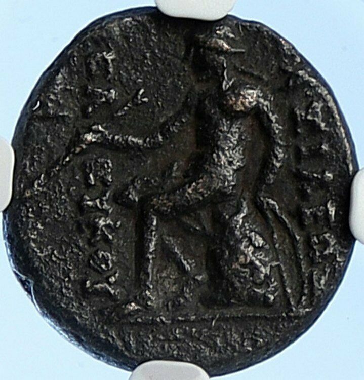 ANTIOCHUS III Seleucid Vintage Ancient OLD Greek Coin APOLLO Coin NGC i106714