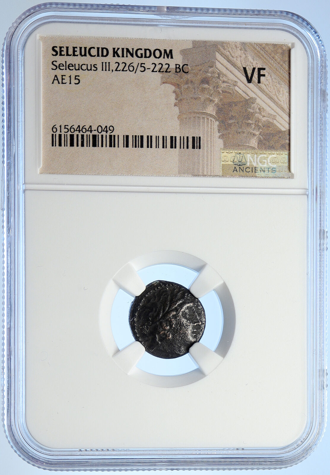 ANTIOCHUS III Seleucid Vintage Ancient OLD Greek Coin APOLLO Coin NGC i106714