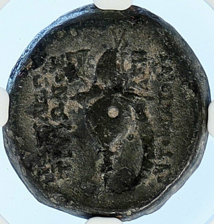 TRYPHON 148BC Authentic Ancient SELEUKID Greek Coin MACEDONIA HELMET NGC i106733