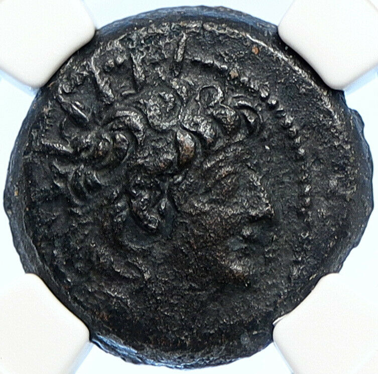 ALEXANDER II ZABINAS Seleukid Genuine Ancient Greek Coin CORNUCOPIA NGC i106723