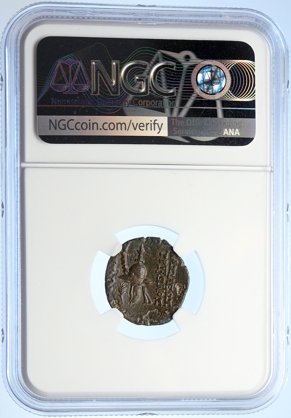 TRYPHON 148BC Authentic Ancient SELEUKID Greek Coin MACEDONIA HELMET NGC i106724