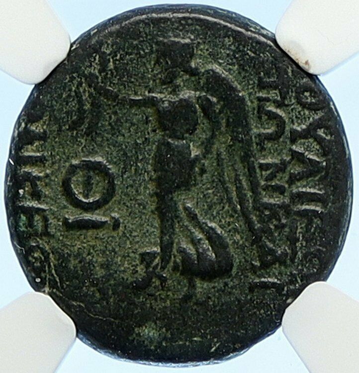 LAODIKEIA in SELEUKIS and PIERIA Ancient OLD Greek Coin Tyche Nike NGC i106719