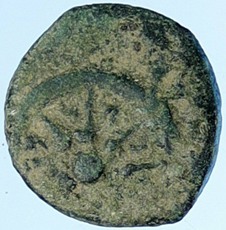 ALEXANDER JANNAEUS Biblical Jerusalem Jewish Widow's Mite Coin HEND 1150 i109578