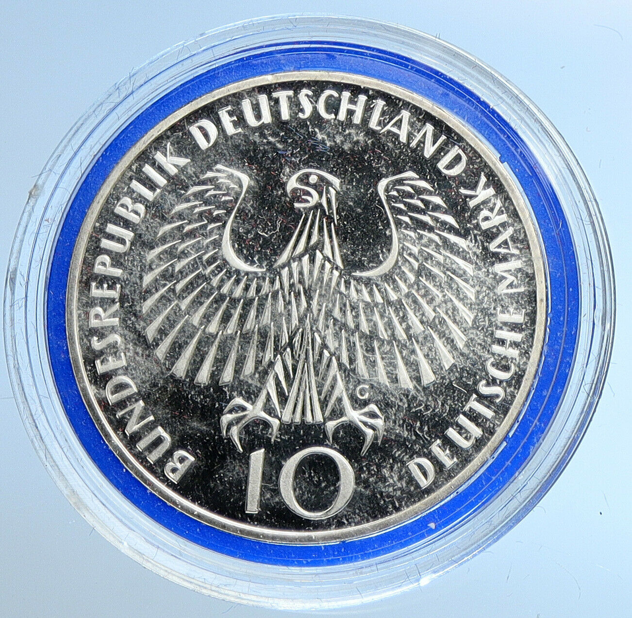 1972 G Germany Munich Summer Olympic Vintage PROOF Silver 10 Mark Coin i109641