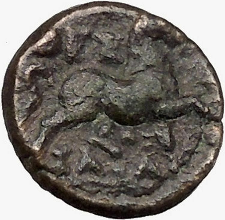 THESSALIAN LEAGUE Larissa 196BC Greek Coin ATHENA APOLLO Healer Cult i43397