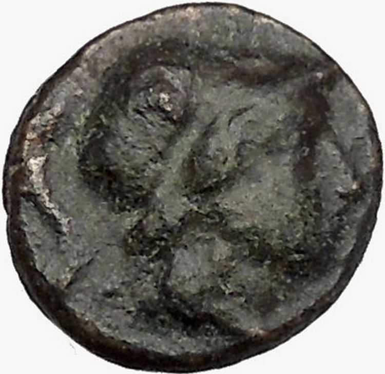 THESSALIAN LEAGUE Larissa 196BC Greek Coin ATHENA APOLLO Healer Cult i43397