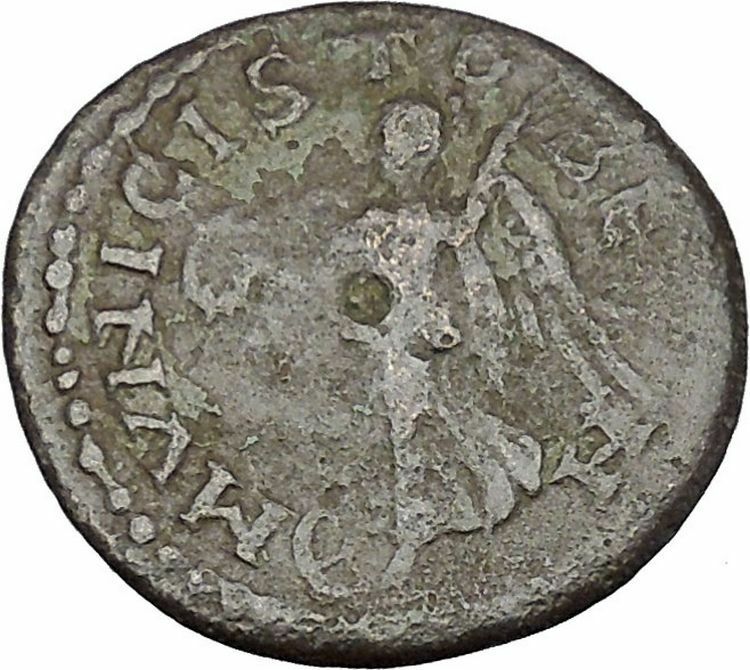 JULIA DOMNA 193AD Stobi in Macedonia Rare Victory Nike Ancient Roman Coin i48368