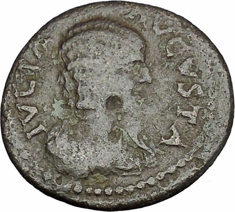 JULIA DOMNA 193AD Stobi in Macedonia Rare Victory Nike Ancient Roman Coin i48368