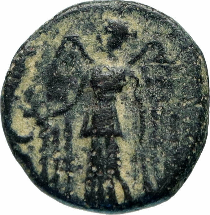 Anonymous Arab Kingdom of Nabataea PETRA 270BC Athena Nike Greek Coin i46676