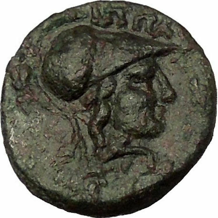 THESSALIAN LEAGUE Larissa 2nd – mid 1st cent Ancient Greek Coin ATHENA i54058