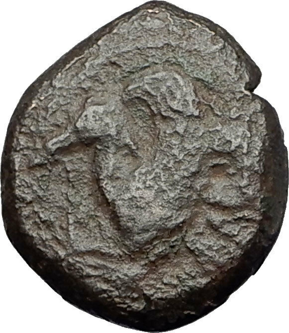 Syracuse Sicily 375BC Tyrant Dionysios Greek Coin ATHENA HIPPOCAMP Horse i60565