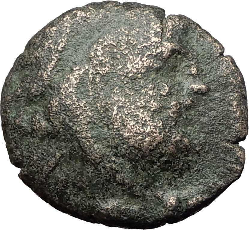 PHILIP V Macedonia King 221BC Authentic Ancient Greek Coin Hercules Harpa i60896