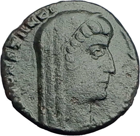 CONSTANTINE I the Great 347AD Ancient Roman Coin Posthumous Issue i63604