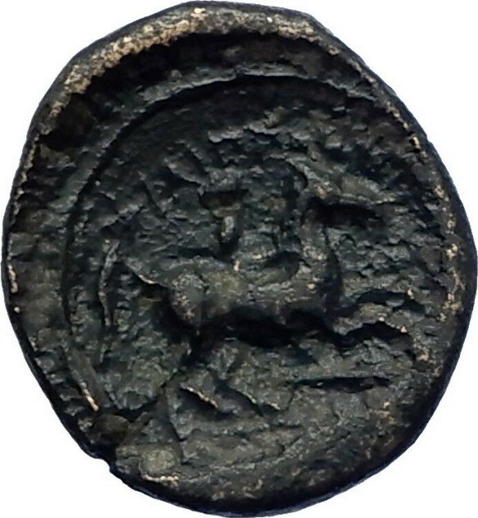 Philip II Rare Small Denomination OLYMPIC GAMES Ancient Greek Coin Horse i73996