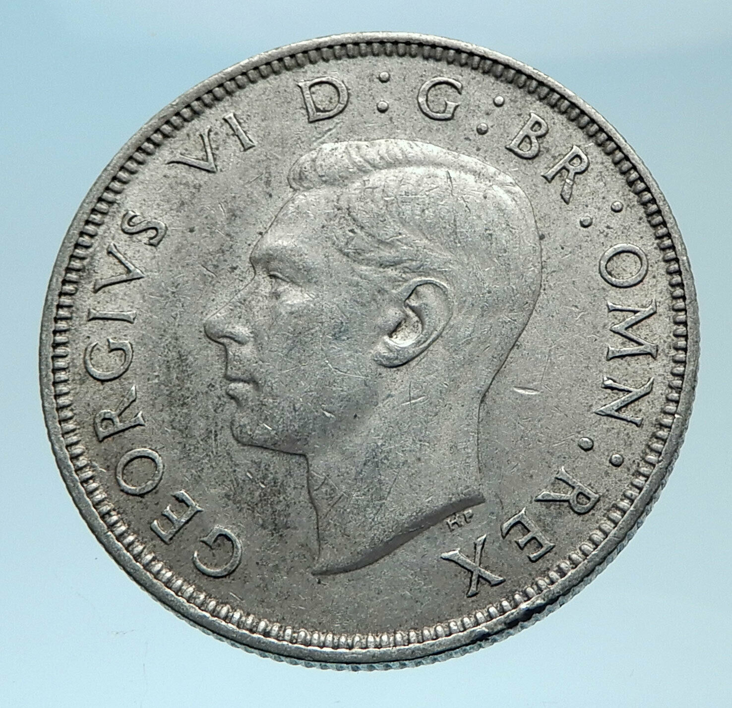 1941 United Kingdom Great Britain GEORGE VI Silver Florin 2Shillings Coin i78104