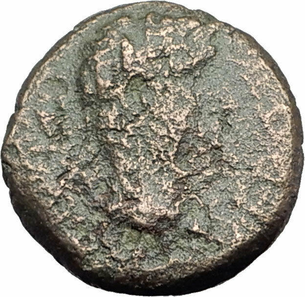 AUGUSTUS 27BC Philippi Macedonia PRIESTS Founding City Oxen Roman Coin i63871