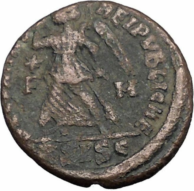 VALENS "Last True Roman" 364AD Ancient Roman Coin Victory Nike Angel i33069