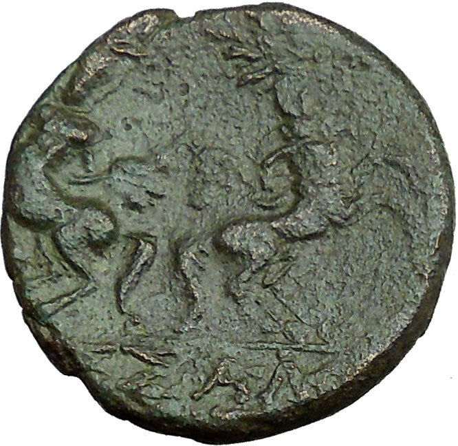 Thessalonica in Macedonia 88BC Greek Coin Janus Time Centaurs part horse i33731