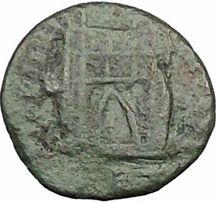 THEODOSIUS I the Great 388AD Rare Roman Coin Bivouac Military Camp Gate i32862