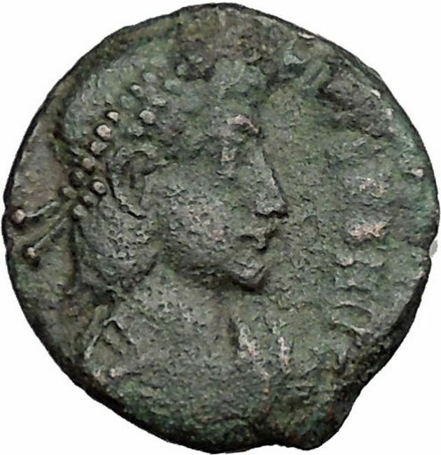 CONSTANTIUS II Constantine the Great son w globe Ancient Roman Coin i33000