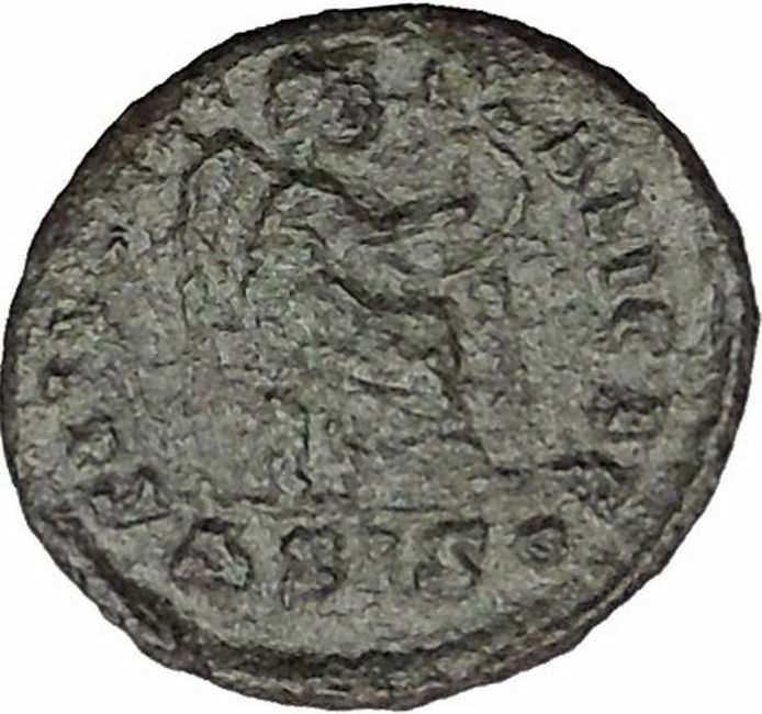 AELIA FLACILLA 379AD Ancient Rare Roman Coin VICTORY CHI-RHO Christ monog i32818