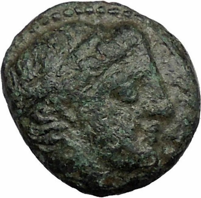 Alexander III The Great 336BC Ancient Greek Coin APOLLO Healer HORSE i32991