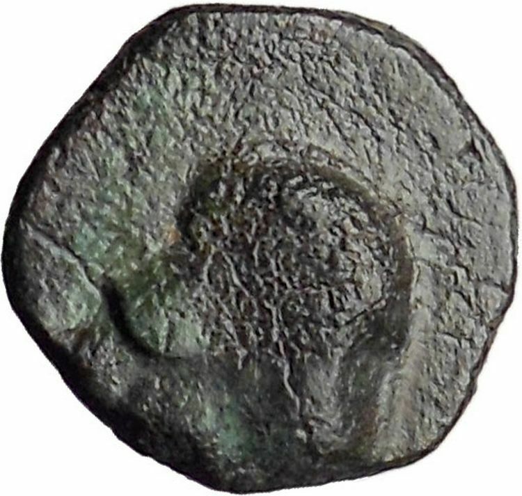 Demetrius I Poliorcetes Helmet Macedon Kingdom Galley Ship Greek Coin i30668