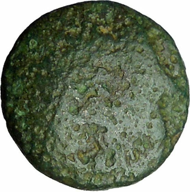 AINOS in THRACE 280BC Rare Authentic Ancient Greek Coin Hermes Caduceus i34312