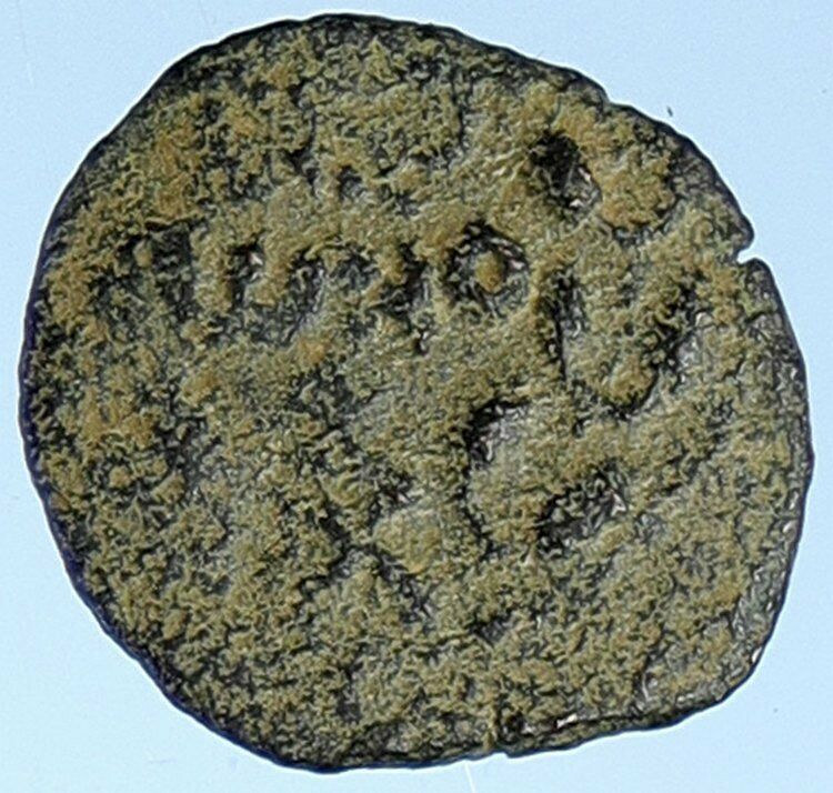 NERO Biblical JERUSALEM Roman Coin PORCIUS FESTUS St Paul Hendin 1351 i109967