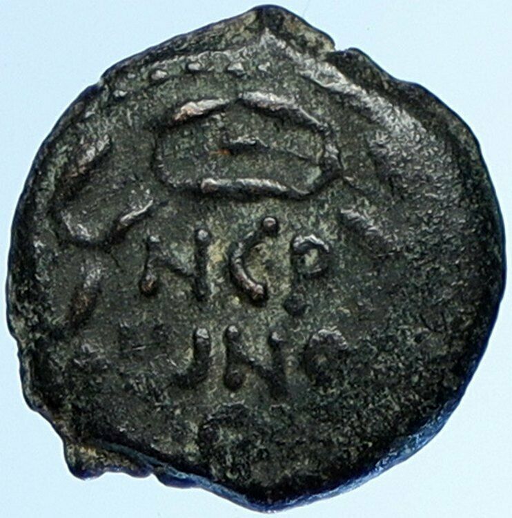 NERO Biblical JERUSALEM Roman Coin PORCIUS FESTUS St Paul Hendin 1351 i109988