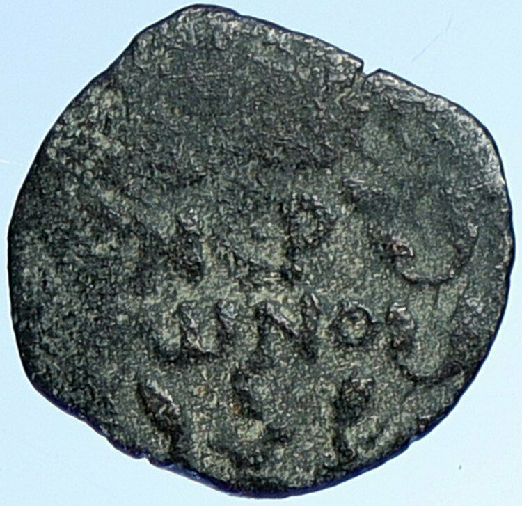 NERO Biblical JERUSALEM Roman Coin PORCIUS FESTUS St Paul Hendin 1351 i109979